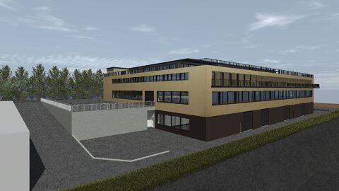 Surface industrielle ou artisanale en construction à Bevaix