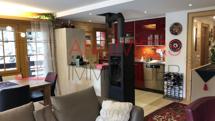 Très joli appartement complètement rénové à Grimentz - 4050