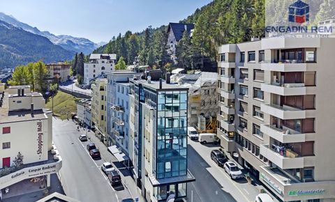 Residential and commercial building at the heart of St. Moritz-Dorf
