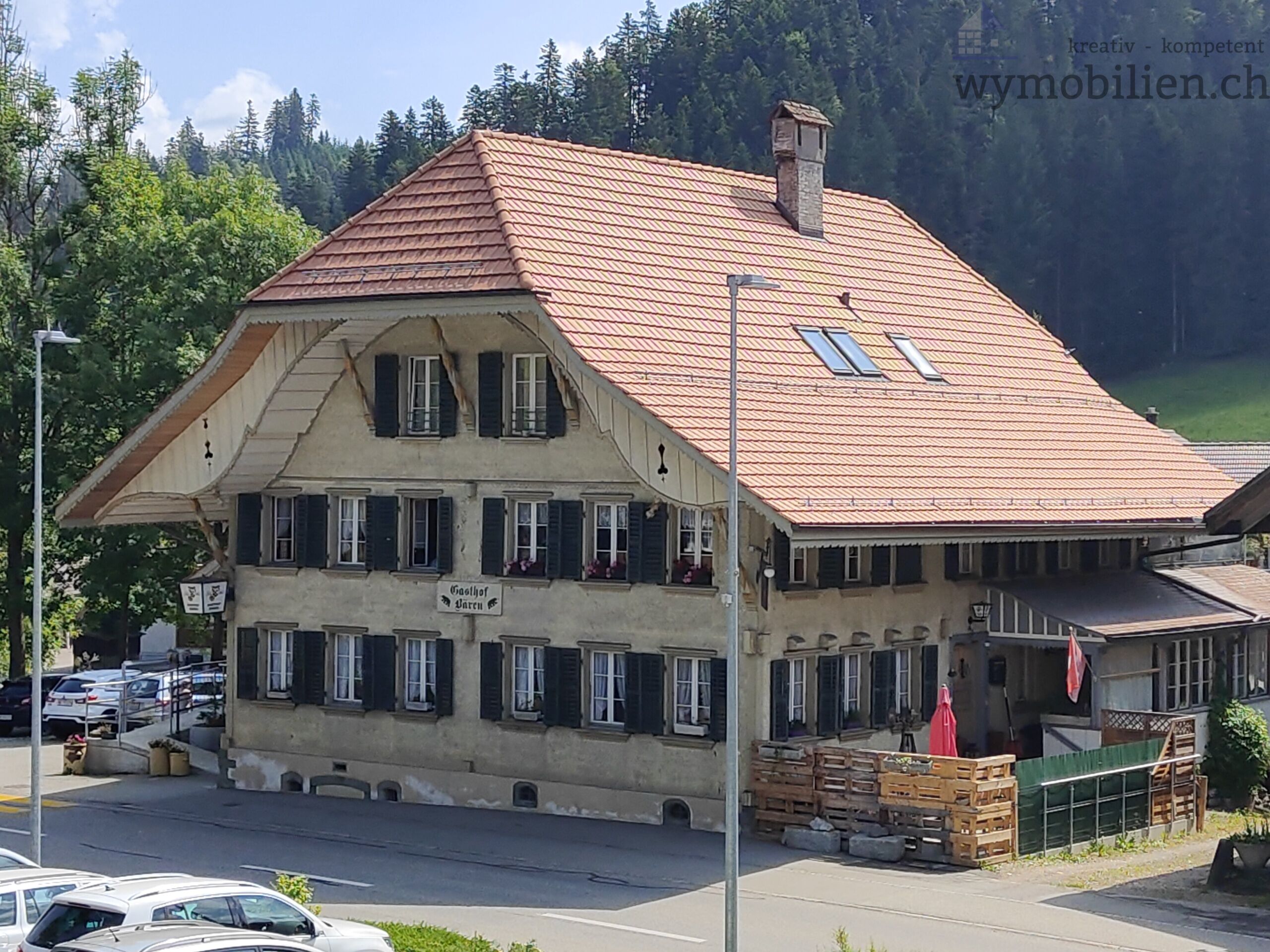 Der ehem. Gasthof, heute MFH 