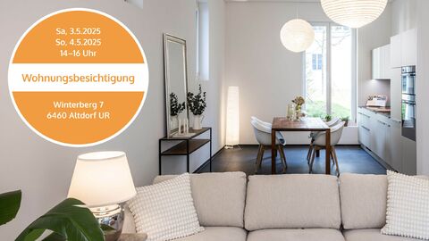 Bezugsfertige 3½-Zimmer Neubauwohnung im Zentrum von Altdorf