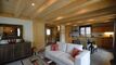 Chalet en finition aux Mosses, bordure ruisseau sans personne devant.