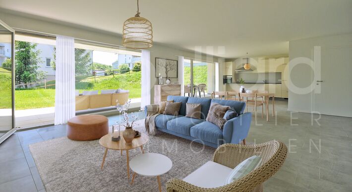 Appartement 4½ pièces avec jardin privatif de ~ 357 m²