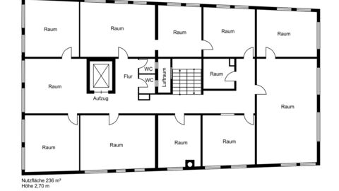 Office floor on the 2nd floor for rent