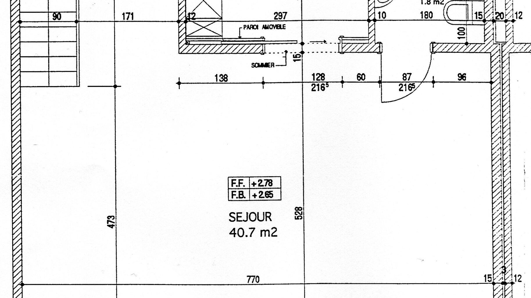 plan séjour cuisine