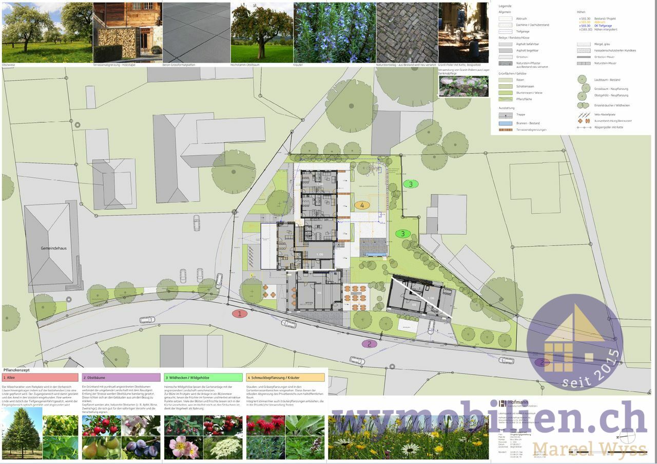 Schöne Umgebungsgestaltung 