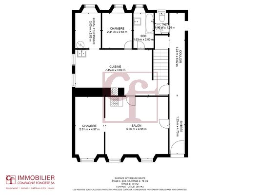 Plan du rez-de-chaussée