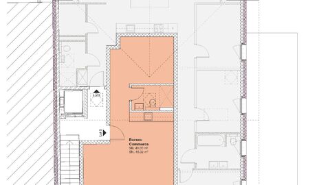 A louer surface pour un bureau ou un cabinet de soins