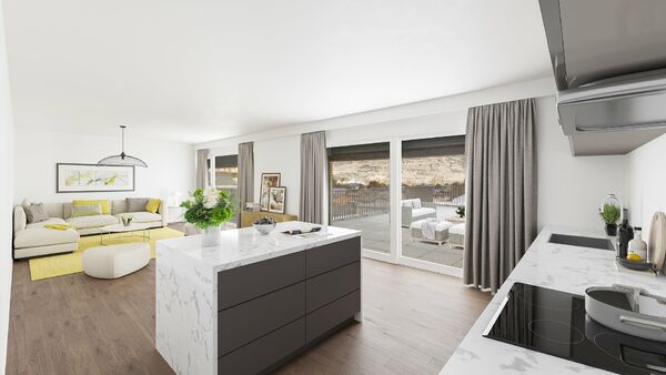 Terraced apartments with MINERGIE label
Les Terrasses de Bramois