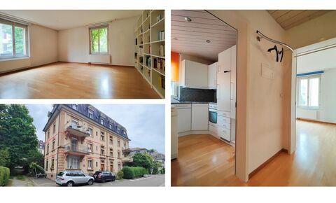 Grosszügige 3-Zimmerwohnung mit Balkon und Kellerabteil mitten in Bern