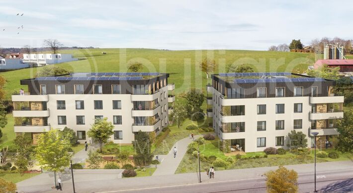 Duplex de 4.5 pièces avec terrasse, jardin et balcon