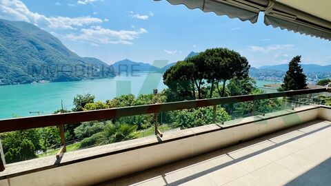 Lovely 3-room penthouse with stunning views on lake, hills and city