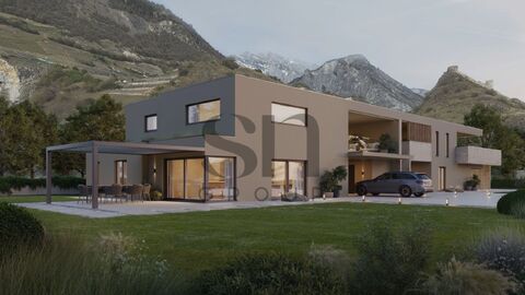 Résidence contemporaine à Saillon dans un écrin d'élégance et sérénité