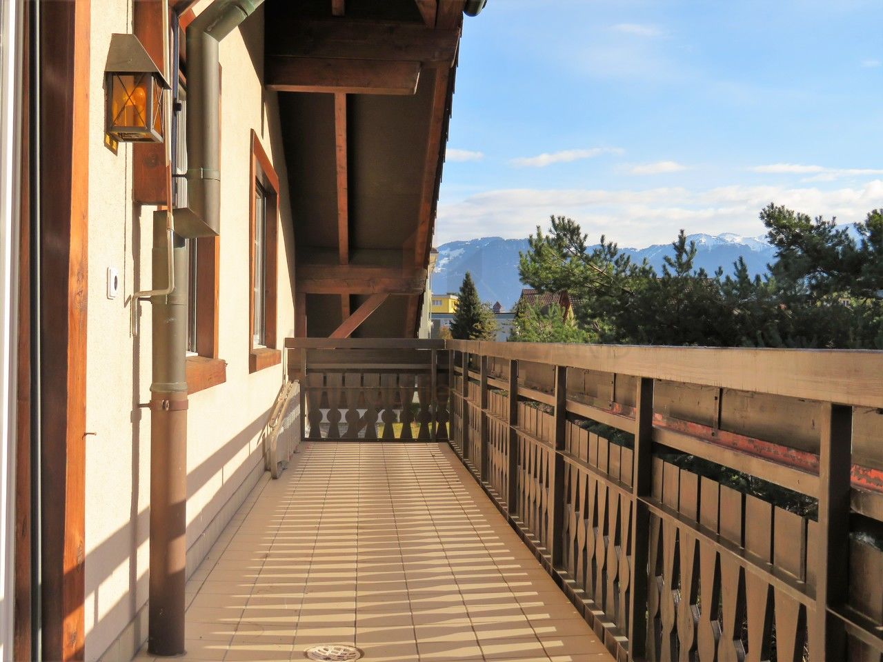 Balkon mit südlicher Ausrichtung