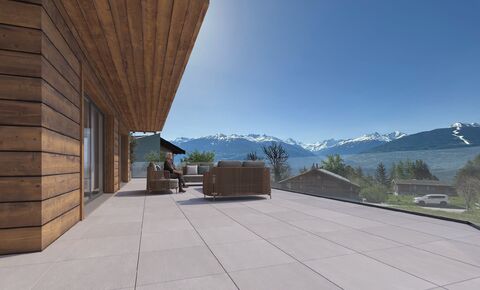 Duplex de standing dans une promotion de deux chalets