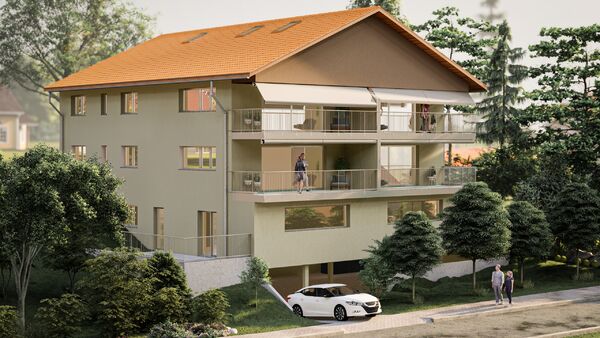 Appartement de standing de 3.5 pièces dans petite PPE à Fétigny