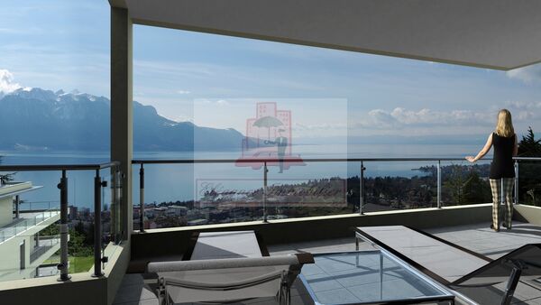 Elégance-Immobilier vous propose un luxueux attique de 6.5 pces à Chernex.