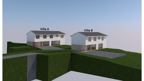 A construire villa "B"  de 4.5 pces de style contemporain à Chermignon