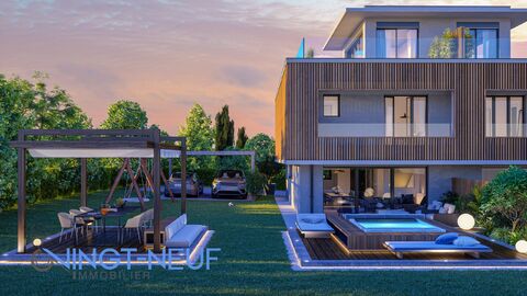 VILLA MODERNE AVEC TERRASSE SUR LE TOIT