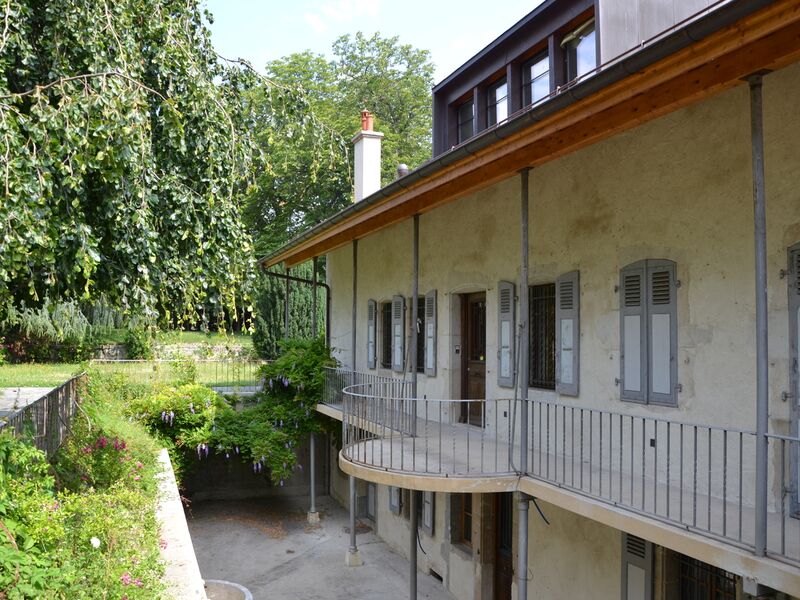 A beautiful 13th century building overlooking the lake