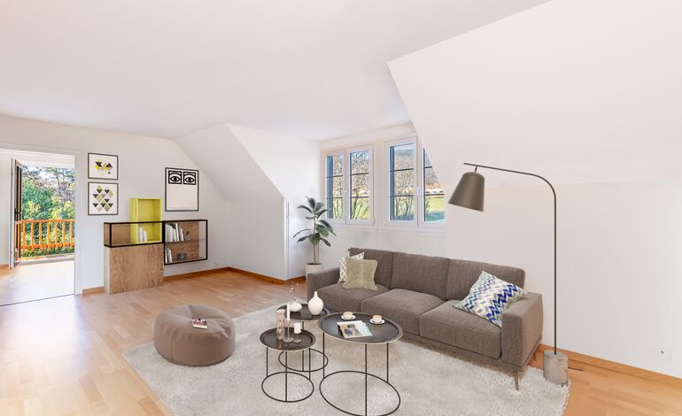 Appartement avec cachet et balcons