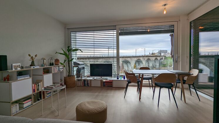 Appartement de 2 pièces au 2ème étage avec balcon