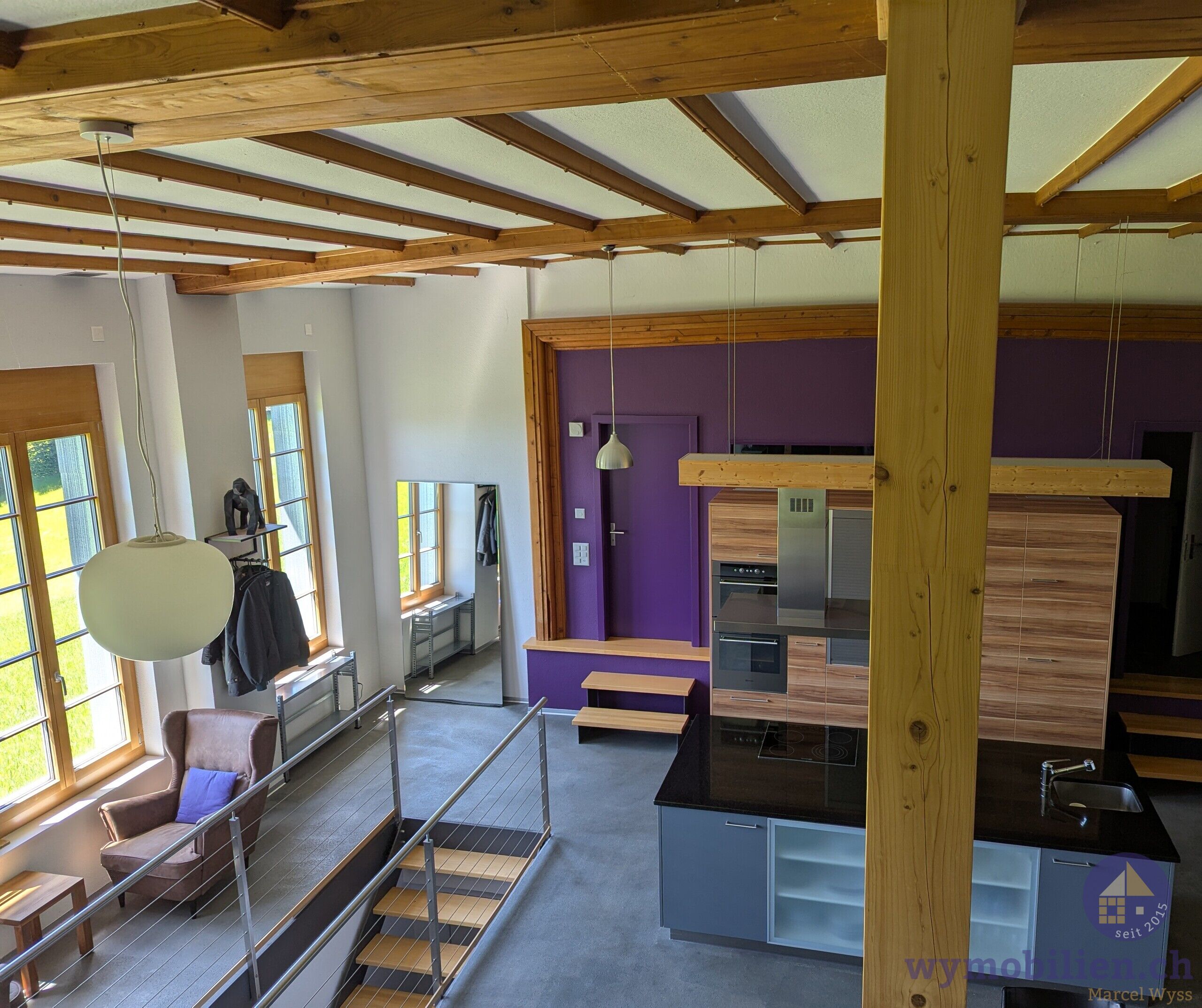 Blick von der Galerie 