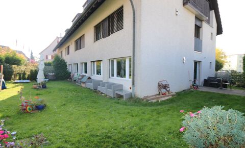 attraktive, helle 3.5 Zimmer Wohnung
mit riesigem Gartenanteil