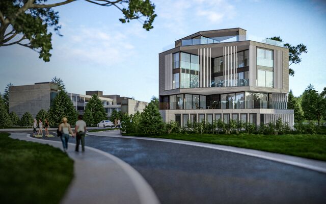 Luxuriöses bewilligtes Neubauprojekt