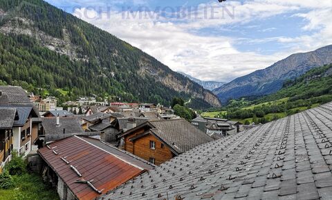 zu verkaufen, 3-Zimmer-Dachwohnung mit Balkon in Leukerbad / VS