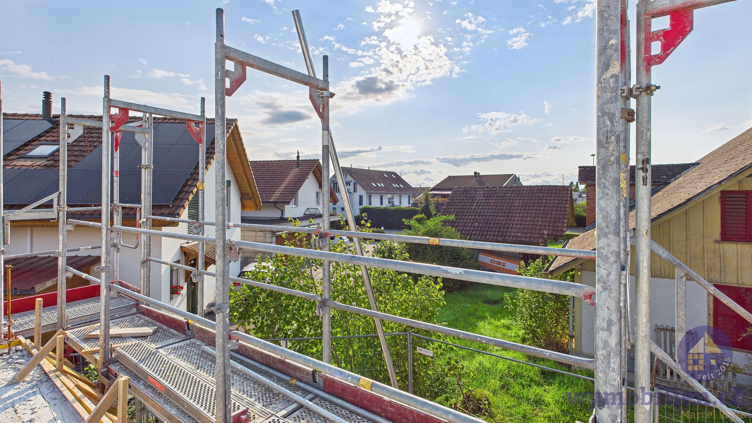 Ausblick Terrasse (Foto 5.8, 18.15 Uhr)