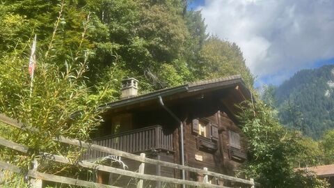 Unique aux Plans-sur-Bex : chalet en coeur de madrier en très bon état