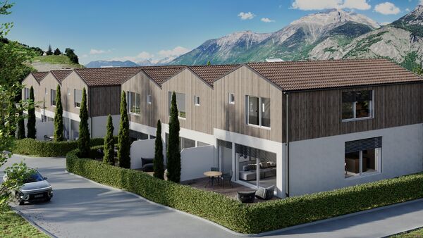 New development of 6 contemporary villas in Saxon