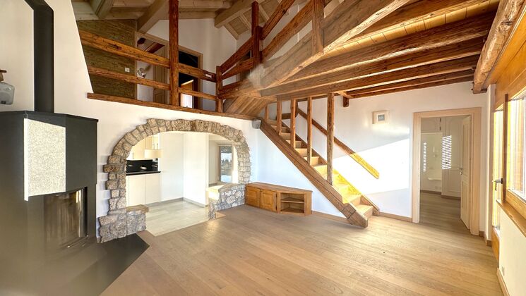 Magnifique maison villageoise rénovée avec jacuzzi à Icogne