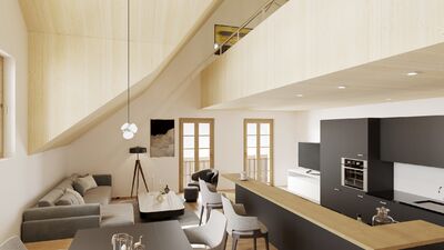 Beispiel Küche/Essen mit Luftraum W6