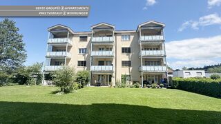 Vente de 3 appartements, 2x 5 pièces et 
4 pces + 3 place de parc int.
