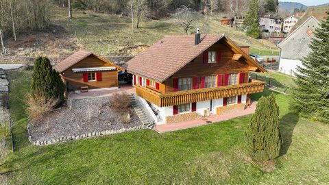 Rustikales 4.5 Zimmer Einfamilienhaus mit Panoramablick in Herbetswil