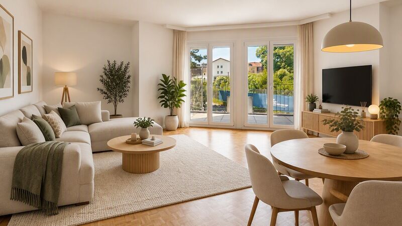 Appartement 2 pièces de 76 m² à louer à Fribourg