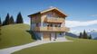 Les Giettes , chalet individuel avec vue sur le lac