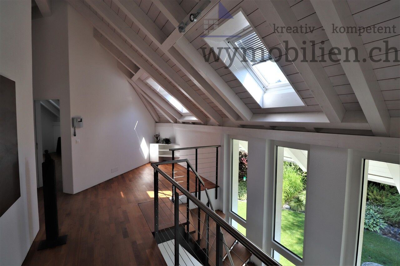 Galerie mit Wäscheabwurf 