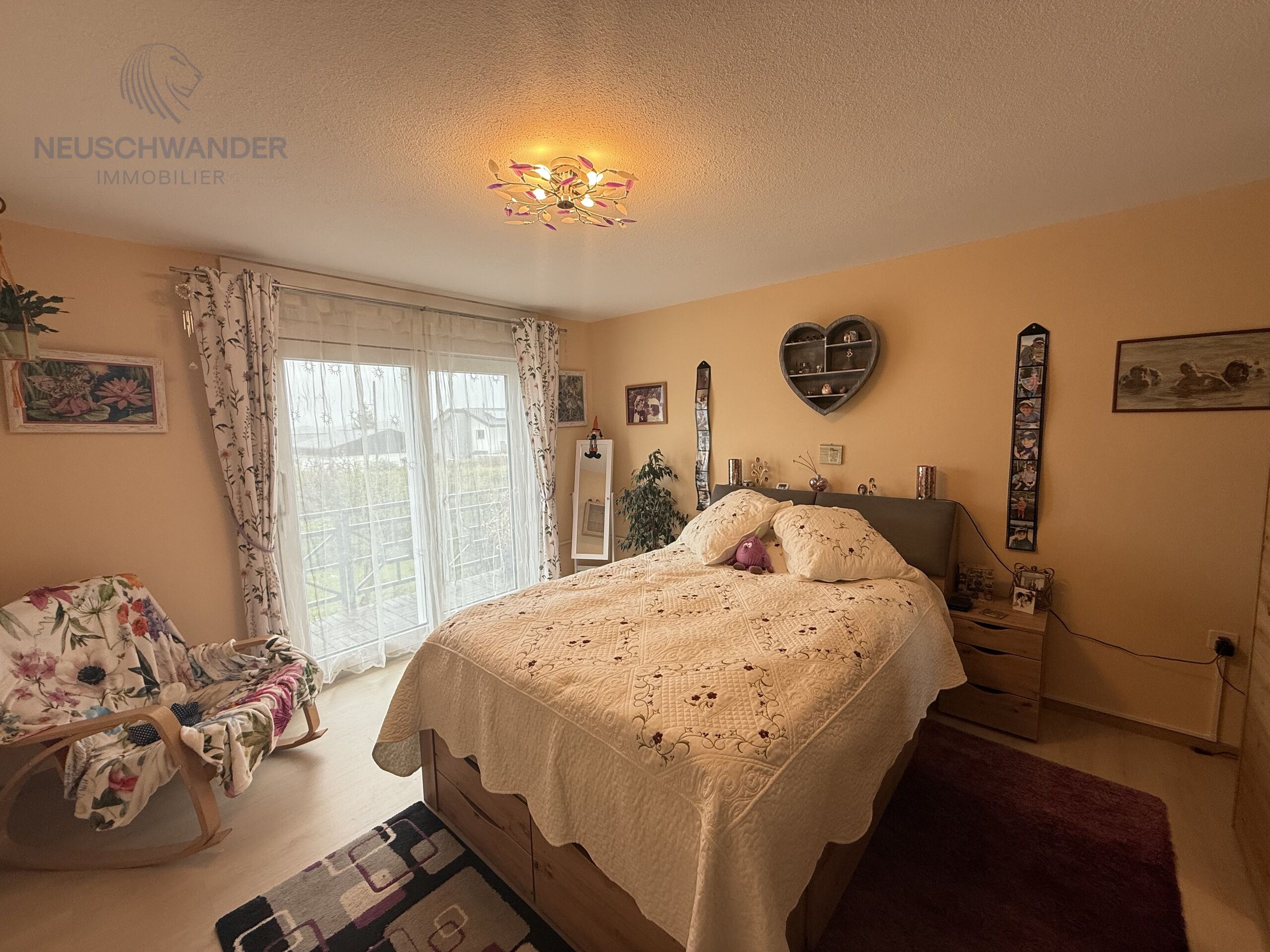 1st floor - master bedroom with balcony