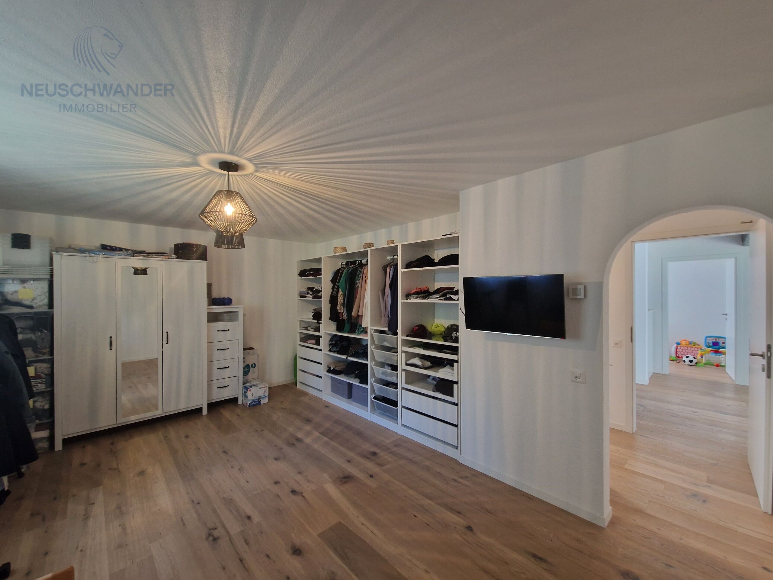 bedroom 3 (currently used as a dressing room)