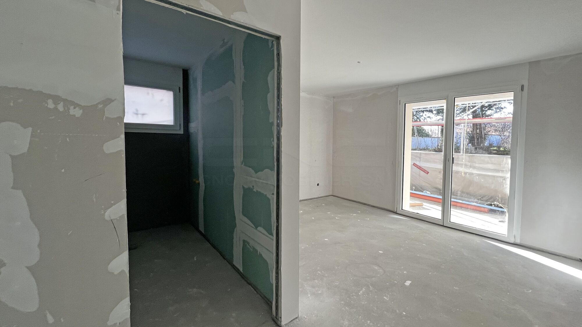 Chambre 1 avec salle d'eau privative - Appartement en cours de finition