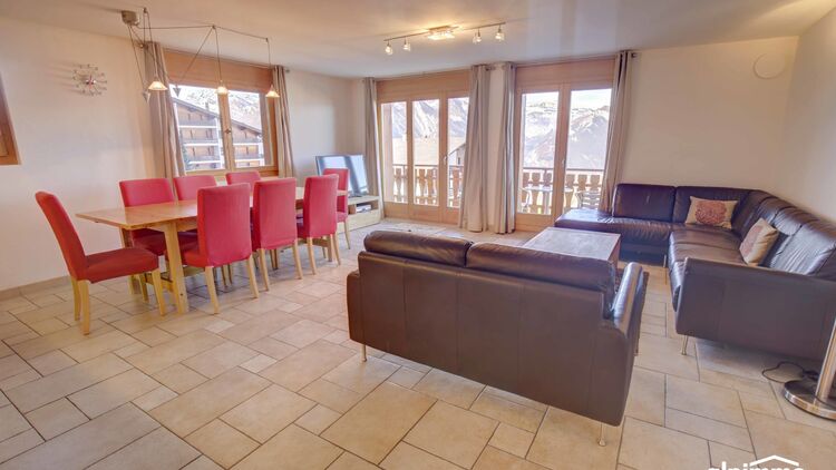 Appartement moderne de 6.5 p. en plein centre de Nendaz !