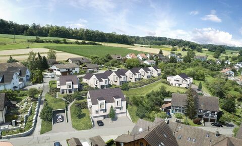 Moderner Wohntraum mit Blick übers Dorf
2 x 4.5 Zi. Einfamilienhäuser