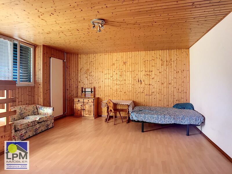 leysin, large studio for rent