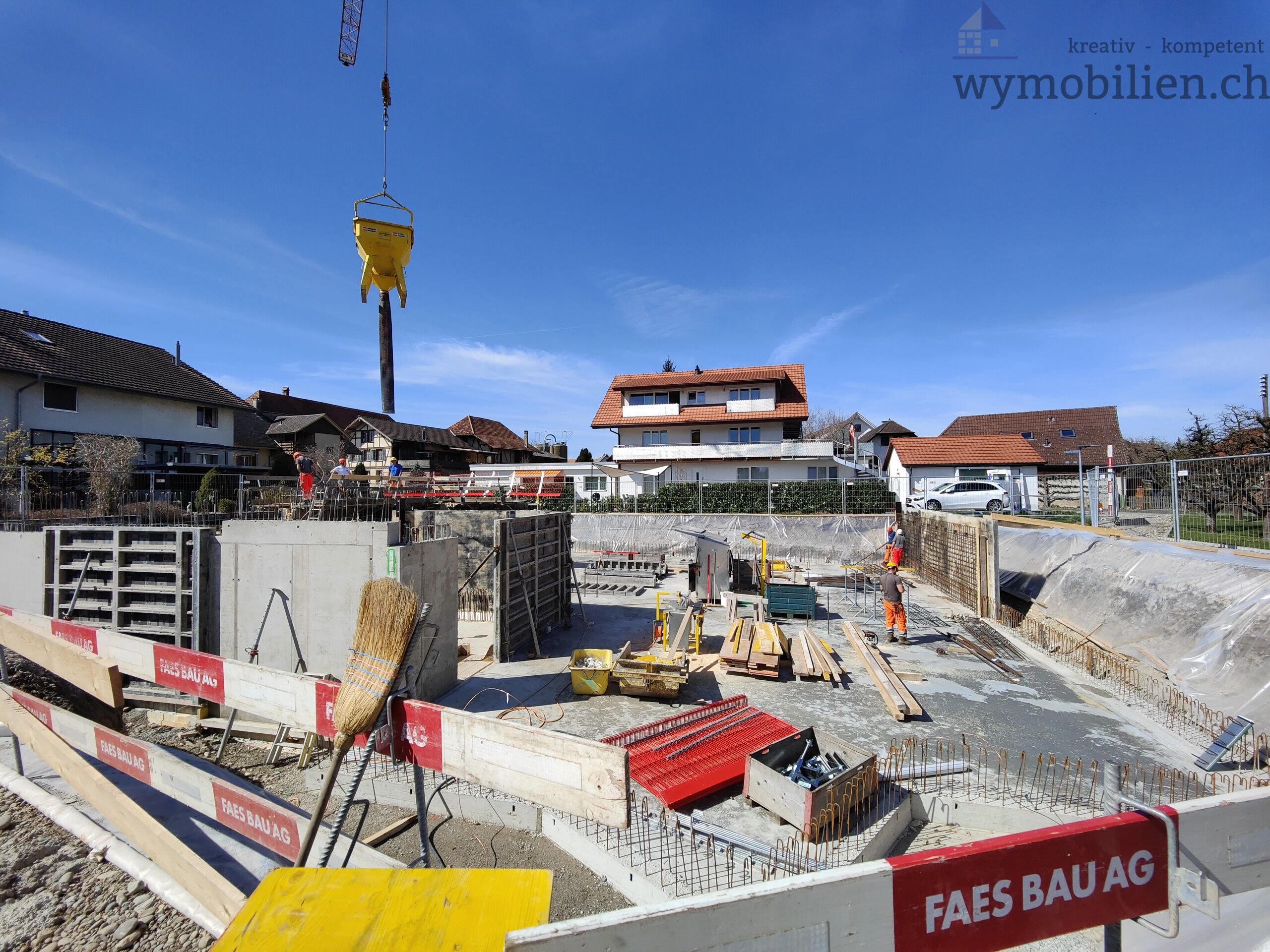 Baustelle am 22.3.2023