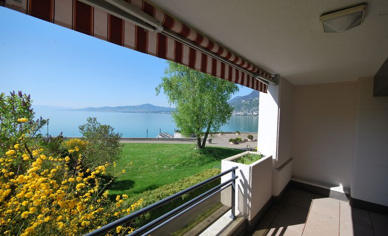 Sur les quais et face au lac
Bel appartement de 3.5 pièces avec jardin