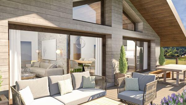 Construction of a new chalet 6.5 pces in main residence 240 m2