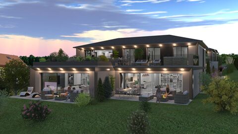 Magnifiques et spacieux 3,5 pcs avec terrasse et jardin à Seiry Lully